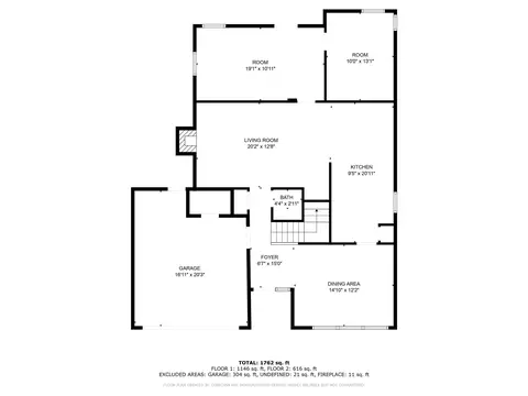 Floorplan - 5023 Glendower Dr, Spring, TX 77373 photo 1 of 3