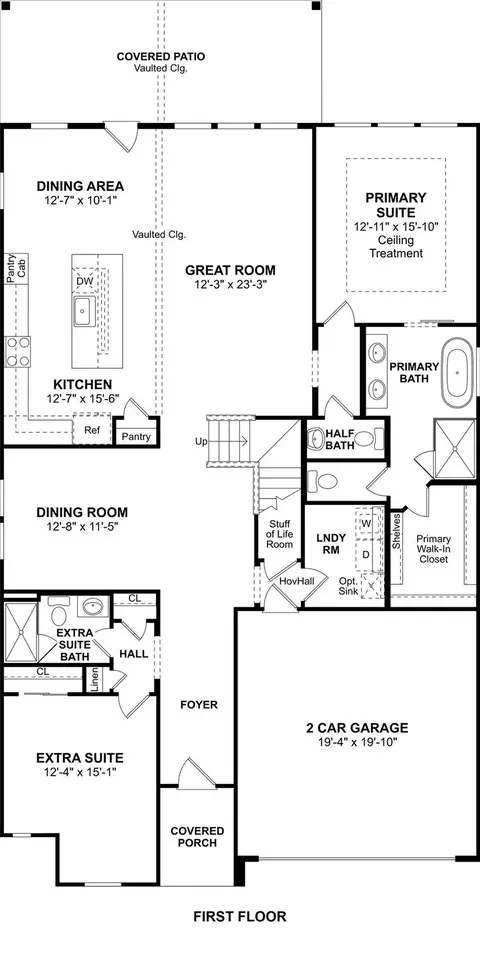 Floorplan - 5806 Chamberlain Xing, Rosenberg, TX 77471 photo 1 of 2