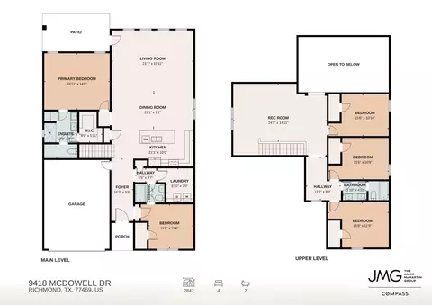 Floorplan - 9418 Mcdowell Dr, Rosenberg, TX 77469 photo 1 of 1