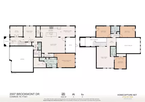 Floorplan - 2007 Brookmont Dr, Conroe, TX 77301 photo 1 of 1