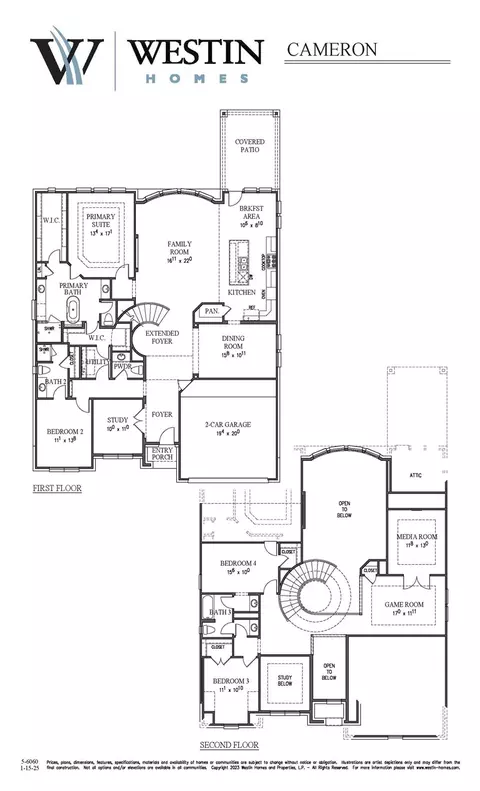 Floorplan - 16542 Givenchy Ln, Conroe, TX 77302 photo 1 of 1