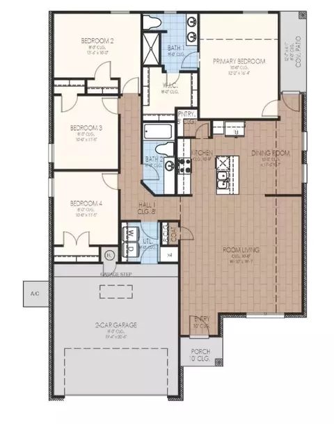Floorplan - 25740 John Wayne Rd, Splendora, TX 77372 photo 1 of 1