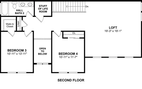 Floorplan - 5042 Bluebell Way, Waller, TX 77484 photo 2 of 2