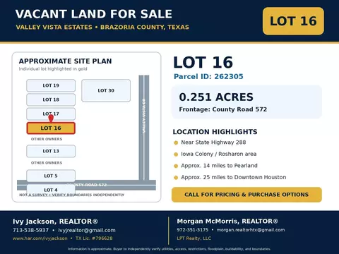 lot16 County Rd 572, Rosharon, TX 77583