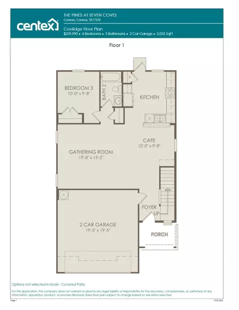 Floorplan - 10510 Killdeer Ct, Willis, TX 77378 photo 1 of 2
