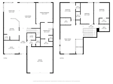 Floorplan - 2832 Mistygate Ct, Conroe, TX 77301 photo 3 of 3