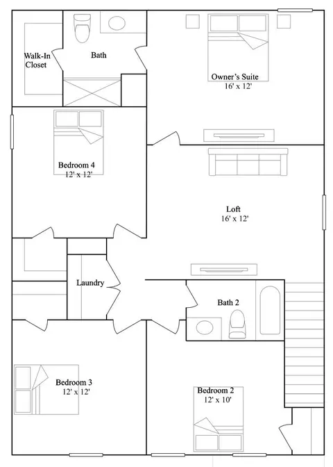 Floorplan - 501 Falling Cave Dr, Willis, TX 77378 photo 2 of 2