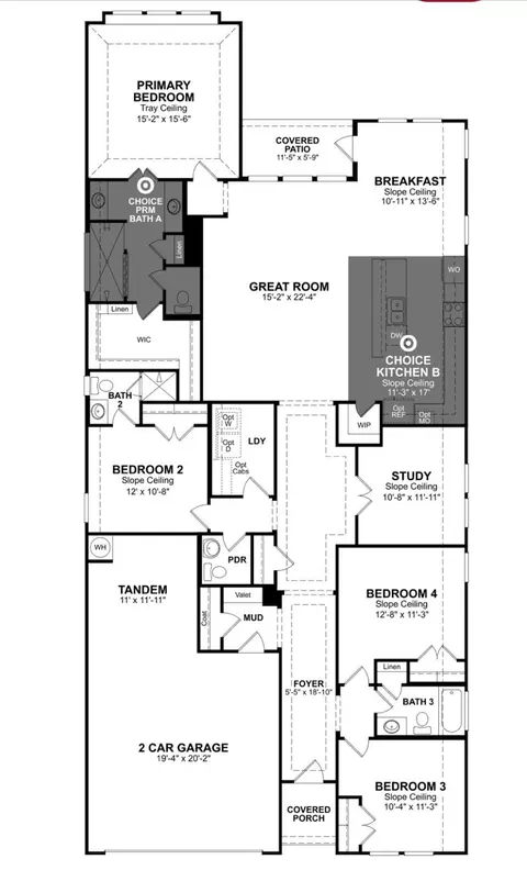 Floorplan - 16014 Tangled Vine Ln, Conroe, TX 77302 photo 1 of 1