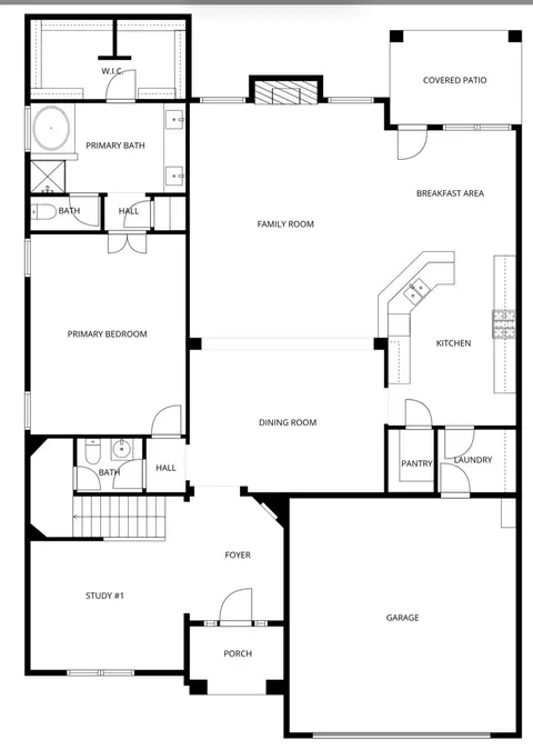 Floorplan - 22310 Lamaster Ln, Spring, TX 77373 photo 1 of 1