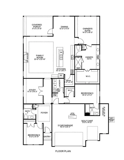Floorplan - 10025 Larkin Cv, Willis, TX 77318 photo 1 of 1