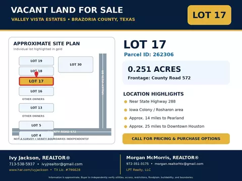 lot17 County Rd 572, Rosharon, TX 77583