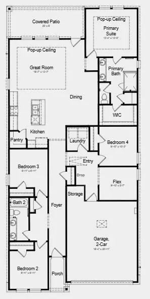 Floorplan - 21422 Gateshead Run Dr, Cypress, TX 77433 photo 1 of 1
