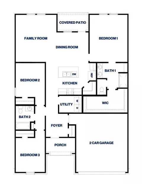 Floorplan - 910 Sutherland Falls St, Conroe, TX 77303 photo 1 of 1