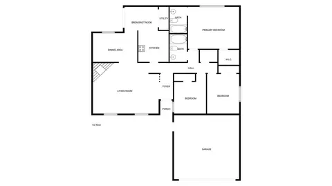 Floorplan - 22831 Millgate Dr, Spring, TX 77373 photo 1 of 1