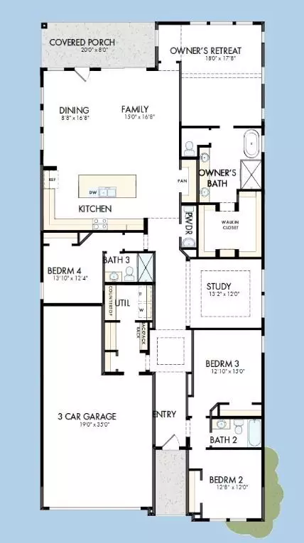 Floorplan - 9713 Howard Oaks Dr, Conroe, TX 77301 photo 2 of 2