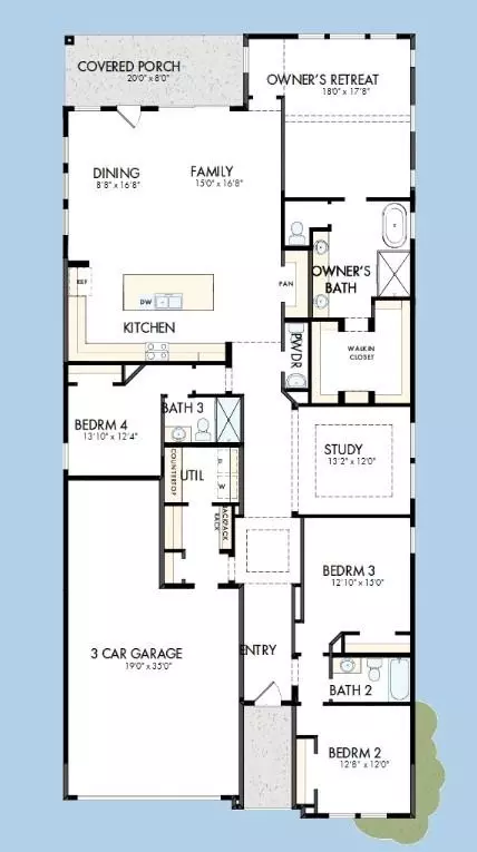Floorplan - 9713 Howard Oaks Dr, Conroe, TX 77301 photo 1 of 2