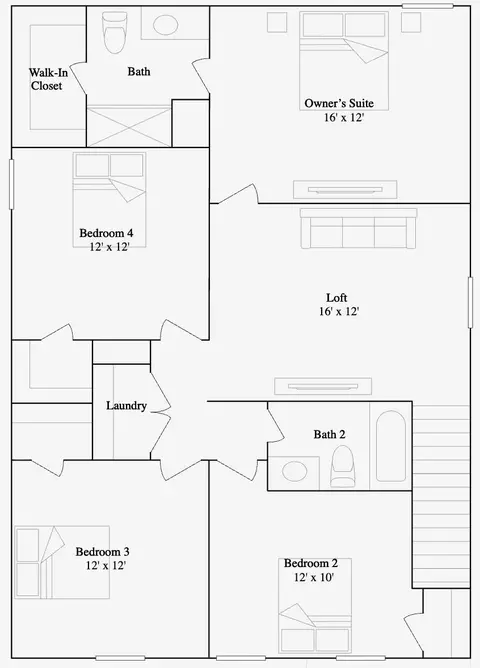 Floorplan - 1623 Windrose Bnd, Angleton, TX 77515 photo 2 of 2