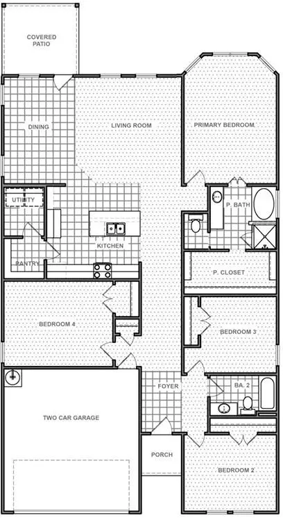 Floorplan - 19206 Wright Fls, Spring, TX 77379 photo 1 of 2