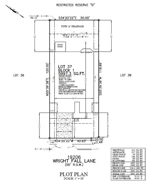 Floorplan - 19206 Wright Fls, Spring, TX 77379 photo 2 of 2