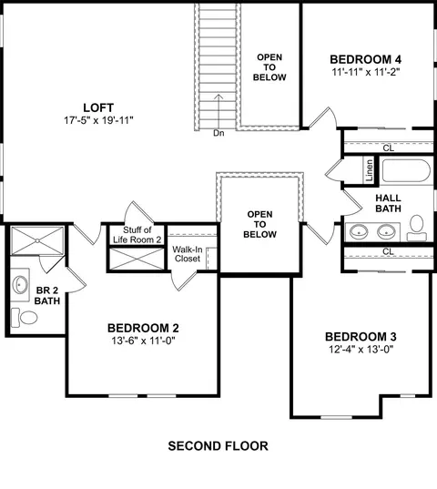Floorplan - 2806 Clapbread Ln, Rosenberg, TX 77471 photo 2 of 2