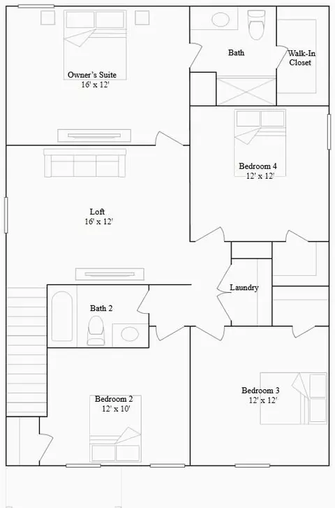 Floorplan - 2414 Cherry Ruby Dr, Rosharon, TX 77583 photo 2 of 2