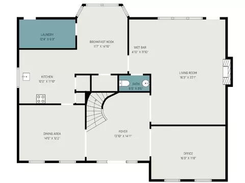 Floorplan - 9530 Arcade Dr, Spring, TX 77379 photo 1 of 2