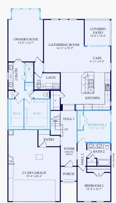 Floorplan - 3819 Conner Dr, Katy, TX 77493 photo 1 of 4