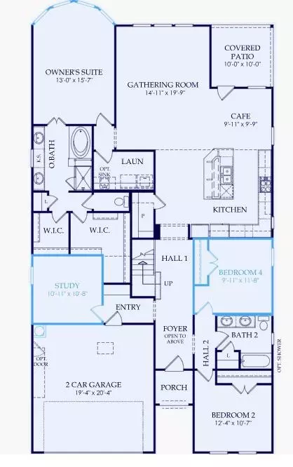 Floorplan - 3819 Conner Dr, Katy, TX 77493 photo 3 of 4