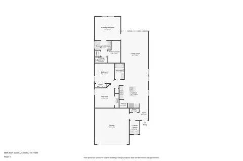 Floorplan - 14262 Granger Pointe Ln, Conroe, TX 77302 photo 1 of 1