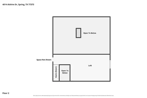 Floorplan - 4014 Alshire Dr, Spring, TX 77373 photo 2 of 3