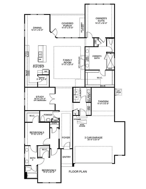 Floorplan - 10026 Larkin Cv, Willis, TX 77318 photo 1 of 1