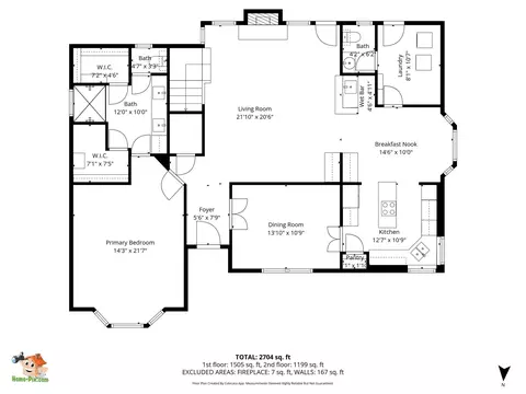 Floorplan - 5527 Glenmere Ln, Spring, TX 77379 photo 1 of 2