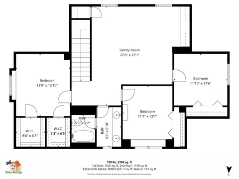 Floorplan - 5527 Glenmere Ln, Spring, TX 77379 photo 2 of 2