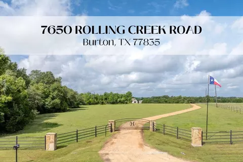 7650 Rolling Creek Rd, Burton, TX 77835