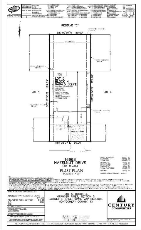 Floorplan - 16968 Hazelnut Dr, Conroe, TX 77302 photo 2 of 2