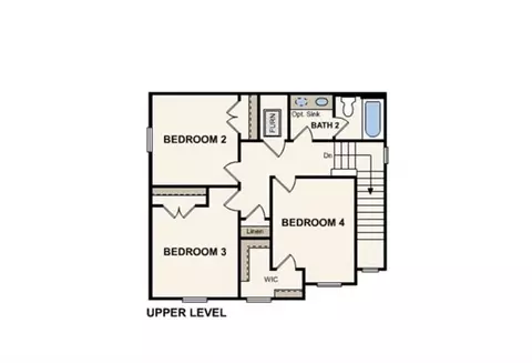 Floorplan - 16843 Bristle Cone Way, Conroe, TX 77302 photo 2 of 2