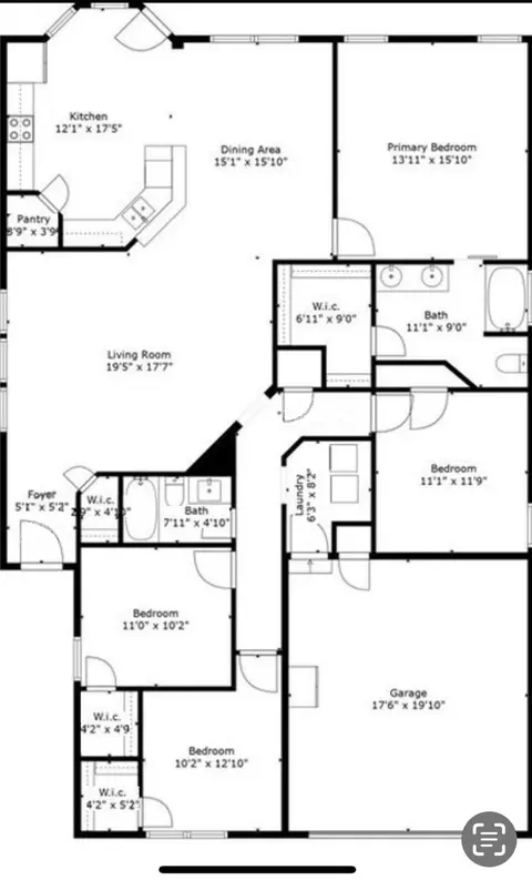Floorplan - 602 Lavaca Loop, Elgin, TX 78621 photo 1 of 1