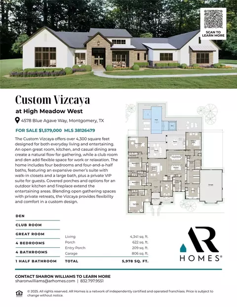 4578 Blue Agave Way, Montgomery, TX 77316