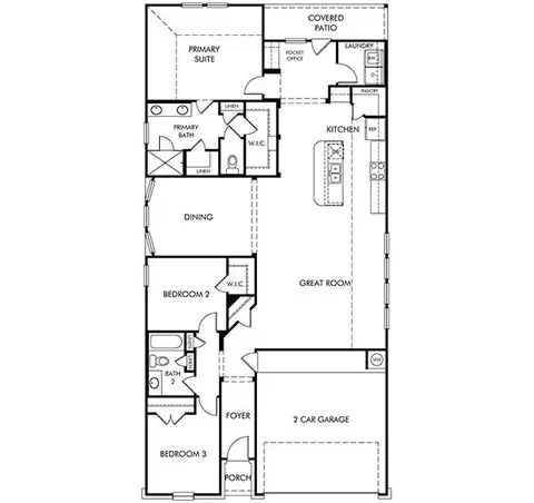 Floorplan - 16274 Parish Pointe Ct, Conroe, TX 77302 photo 1 of 1