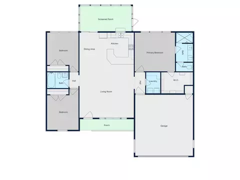 Floorplan - 86 Huntington, Trinity, TX 75862 photo 1 of 1
