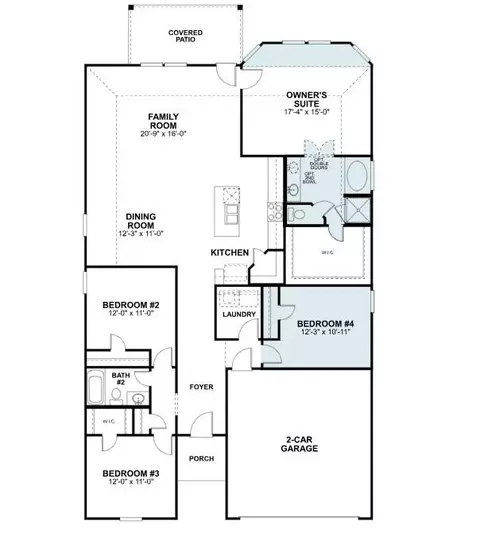 Floorplan - 746 Falling Cave Dr, Willis, TX 77378 photo 1 of 1