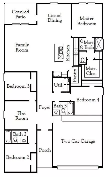 Floorplan - 12068 Moonlight Path Dr, Conroe, TX 77304 photo 1 of 1
