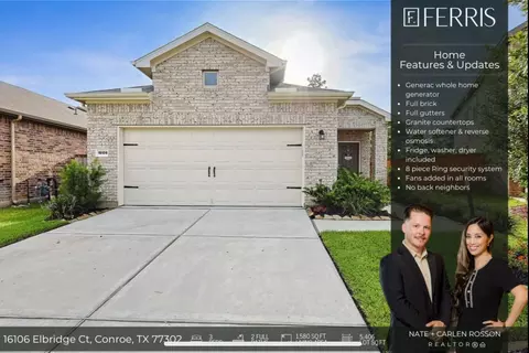 Exterior - 16106 Elbridge Ct, Conroe, TX 77302 photo 2 of 8