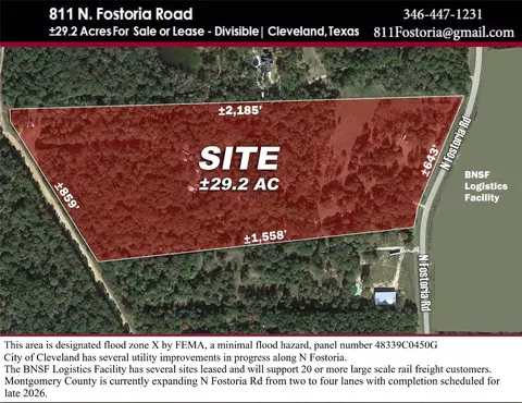 811 N Fostoria Rd, Cleveland, TX 77328