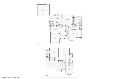 Floorplan - 19934 Sable Stone Cir, Katy, TX 77450 photo 1 of 1