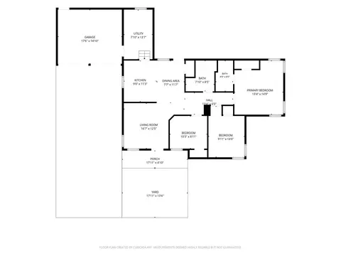 Floorplan - 1202 N Roberson St, Conroe, TX 77301 photo 2 of 2