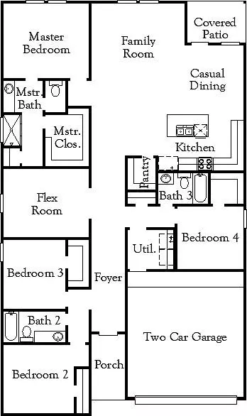 Floorplan - 3526 Cardinal Pointe Dr, Angleton, TX 77515 photo 1 of 1