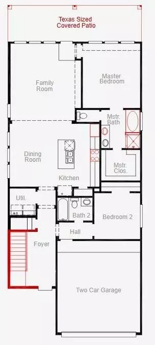 Floorplan - 3231 Raintree Crescent Trl, Spring, TX 77386 photo 1 of 1