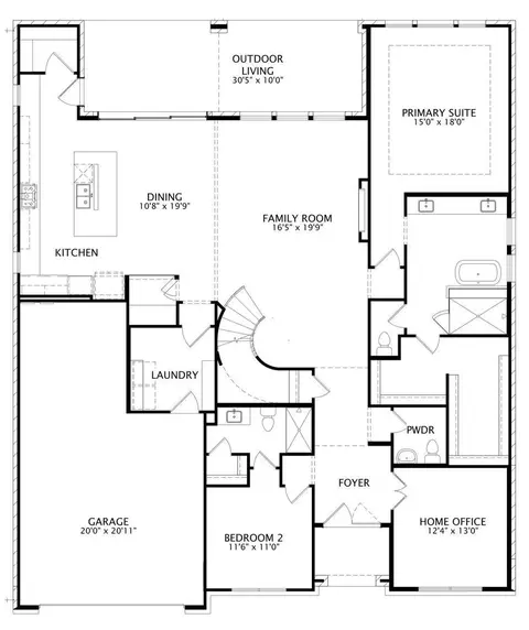 Floorplan - 8602 High Note Cir, Montgomery, TX 77316 photo 1 of 2