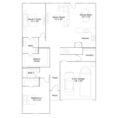 Floorplan - 10382 Sugar Mill Dr, Conroe, TX 77306 photo 1 of 2